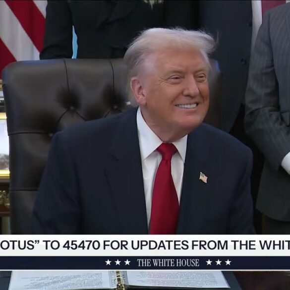 President Trump Participates in a Swearing-in Ceremony for the Ambassador to the Republic of India