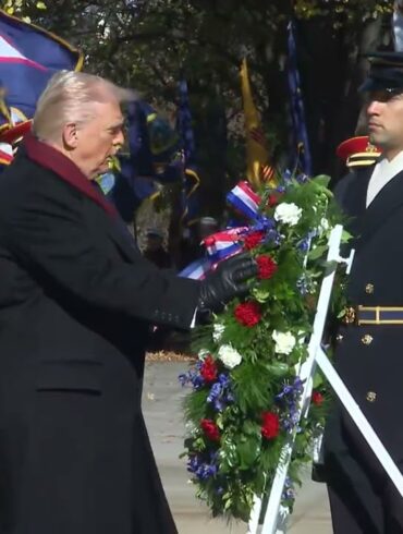 President Trump Participates in a Wreath Laying Ceremony