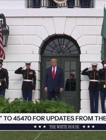 President Trump Participates in an Arrival Ceremony with the Crown Prince of Saudi Arabia