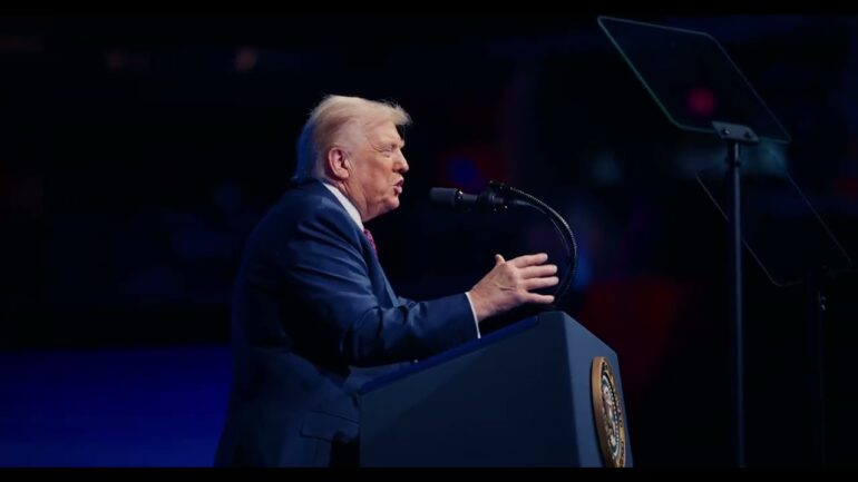 President Trump Speaks at America Business Forum in Miami