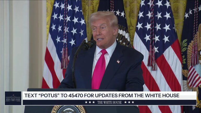 President Trump and the First Lady Participate in an Executive Order Signing