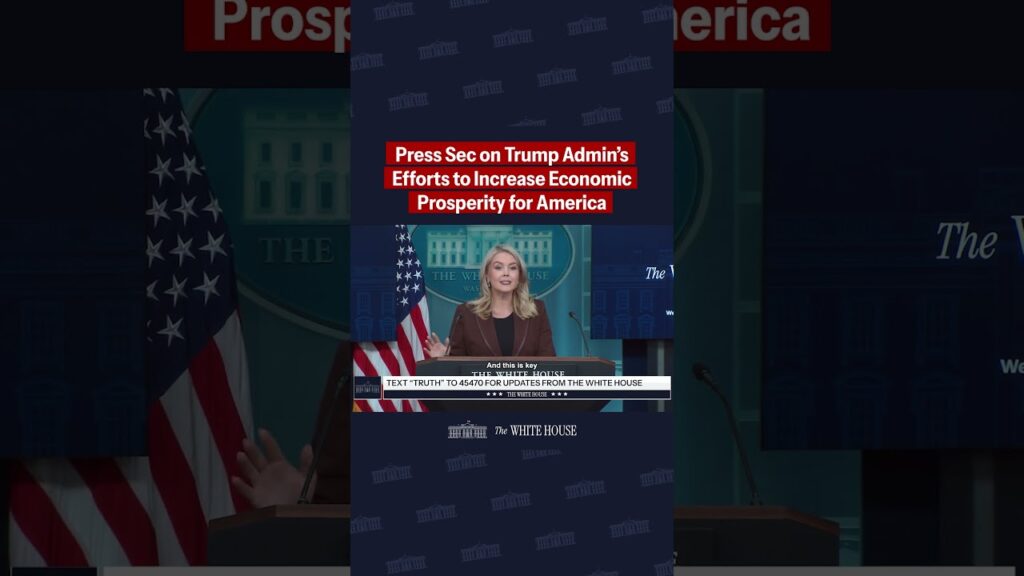 🚨 Press Sec: Trump’s fixing Biden’s economic disaster, & there's more to come.