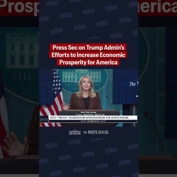 🚨 Press Sec: Trump’s fixing Biden’s economic disaster, & there's more to come.