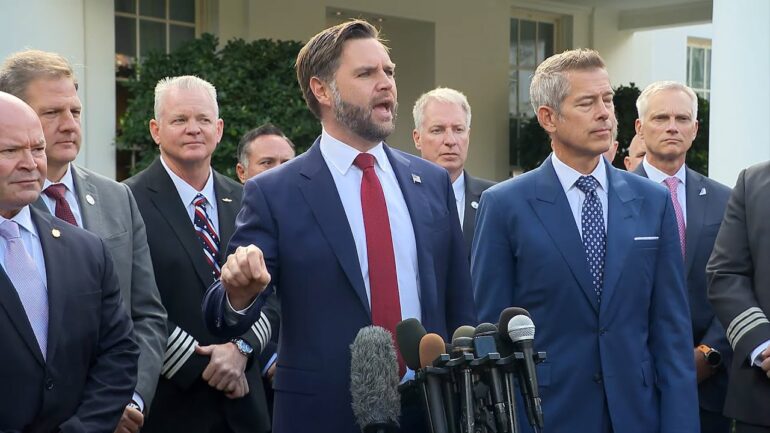 Vice President JD Vance Gaggles with Press, Oct. 30, 2025