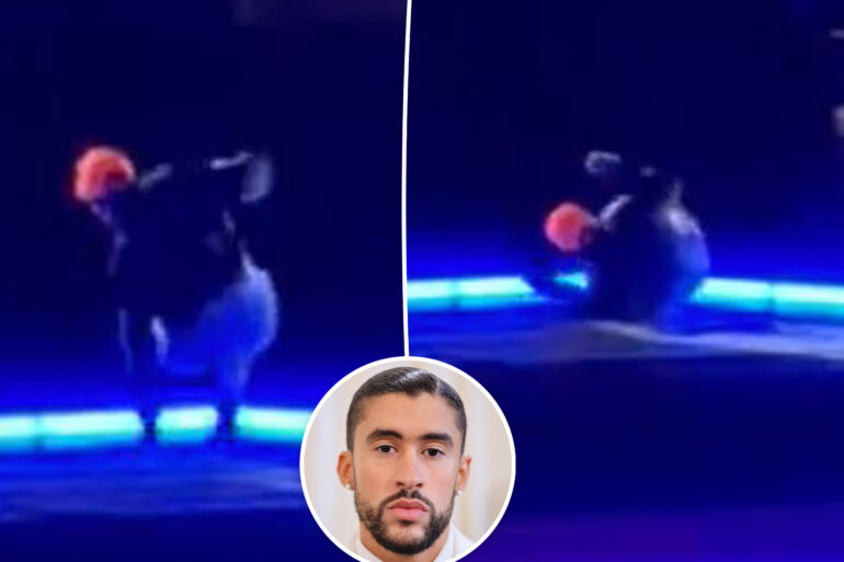 Gossip & rumors: bad bunny falls onstage during mexico city