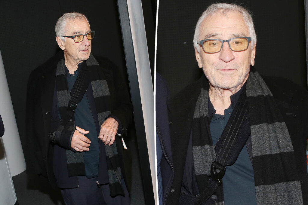 Gossip & rumors: robert de niro pictured with arm in