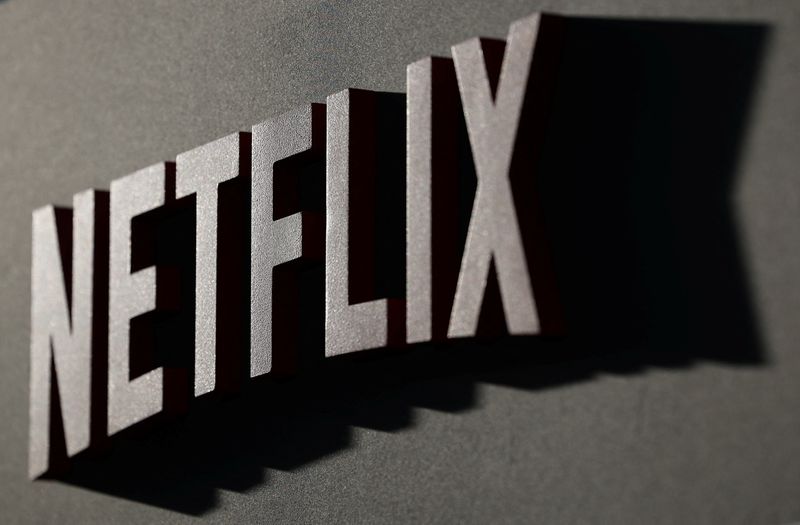 FILE PHOTO: A Netflix logo is pictured in Los Angeles, California, U.S., September 15, 2022. REUTERS/Mario Anzuoni
