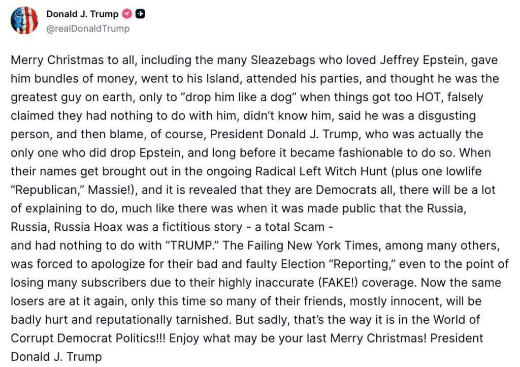 “Enjoy what may be your last Merry Christmas!” * 100PercentFedUp.com * by Noah