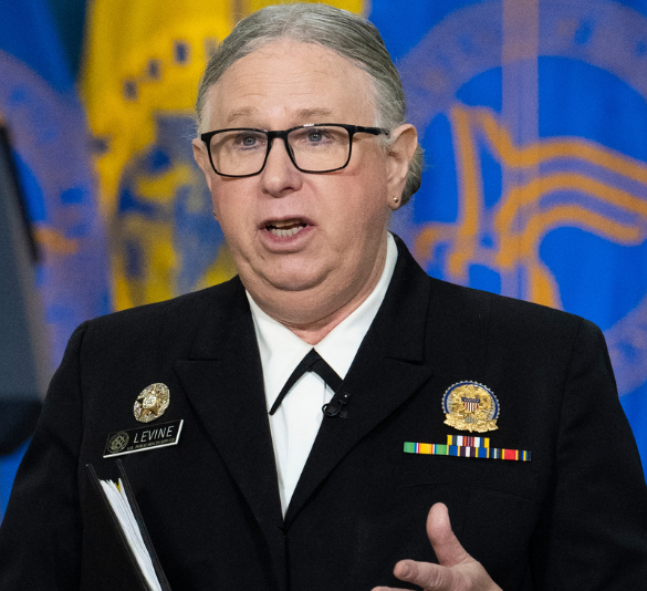 HHS changes nameplate on portrait of fmr HHS Asst. Secy. Rachel Levine to pre-transition name, Richard – One America News Network