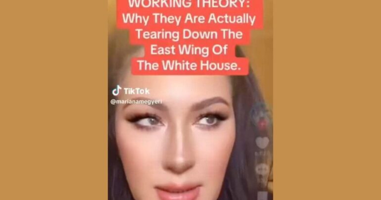 Is This The REAL Reason They Tore Down The East Wing of the White House? * 100PercentFedUp.com * by Noah