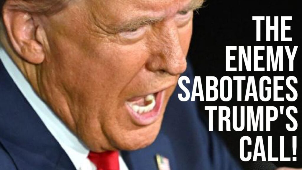 BREAKING: Trump Says the ENEMY Sabotaged his Call with Service Members for Christmas!