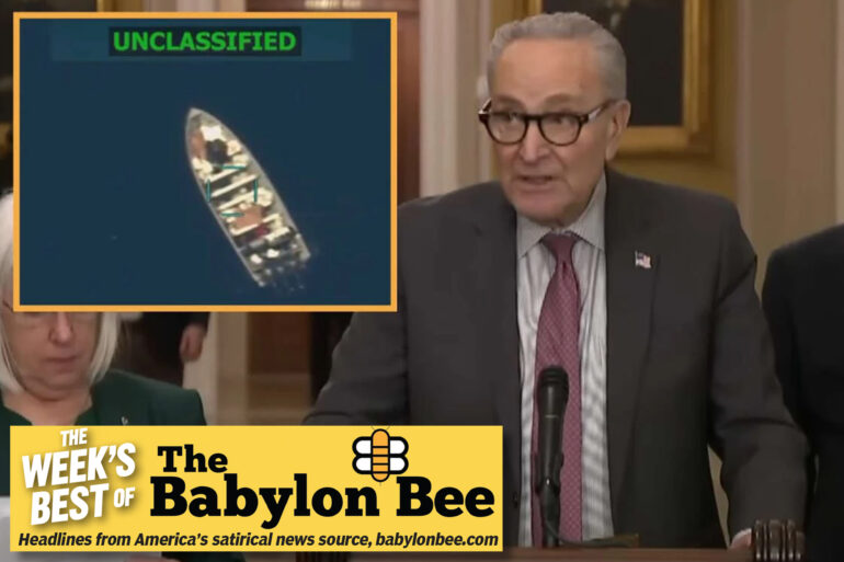 Politics: best of the babylon bee: dems' poll numbers surging