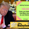 Politics: best of the babylon bee: trump's spotify wrapped reveals