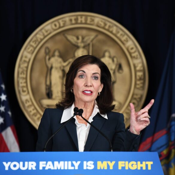 Politics: chameleon kathy hochul softens us up for another tax