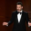 TV host Jimmy Kimmel speaking onstage at the 96th Annual Academy Awards.