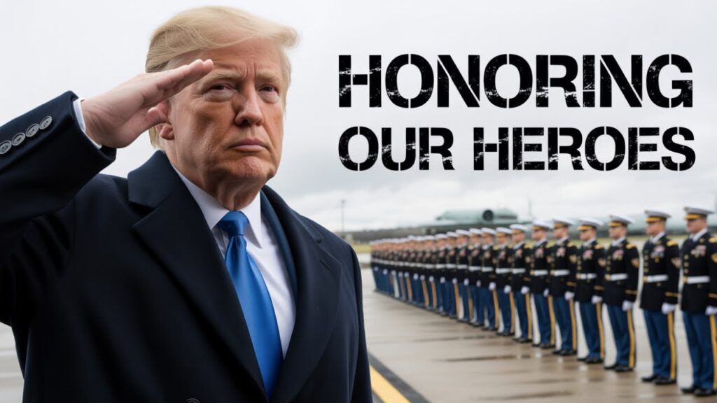 Fallen Soldiers Honored | President Trump Pays Final Respects...