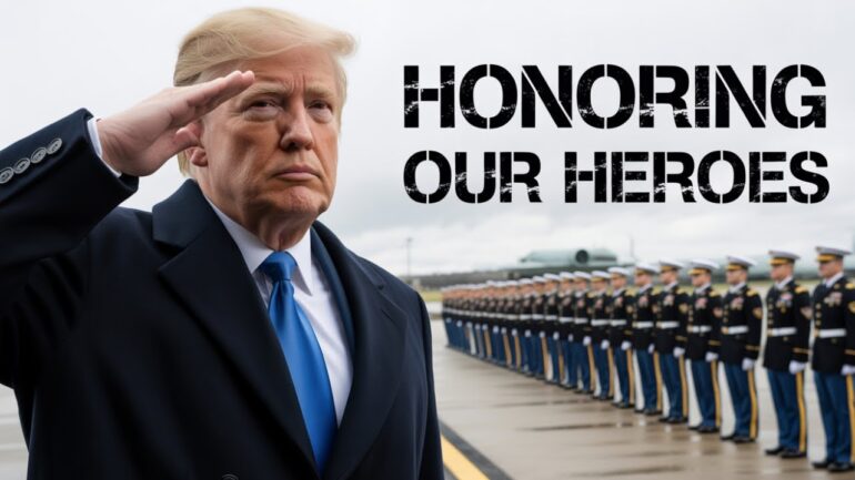 Fallen Soldiers Honored | President Trump Pays Final Respects...