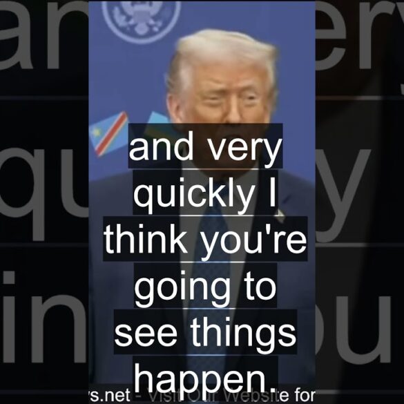 HEATED: Trump and African Reporter CLASH over Congo/Rwanda WAR!