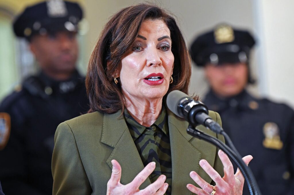 Politics: kathy hochul's political pickle: union power vs. ny's kids
