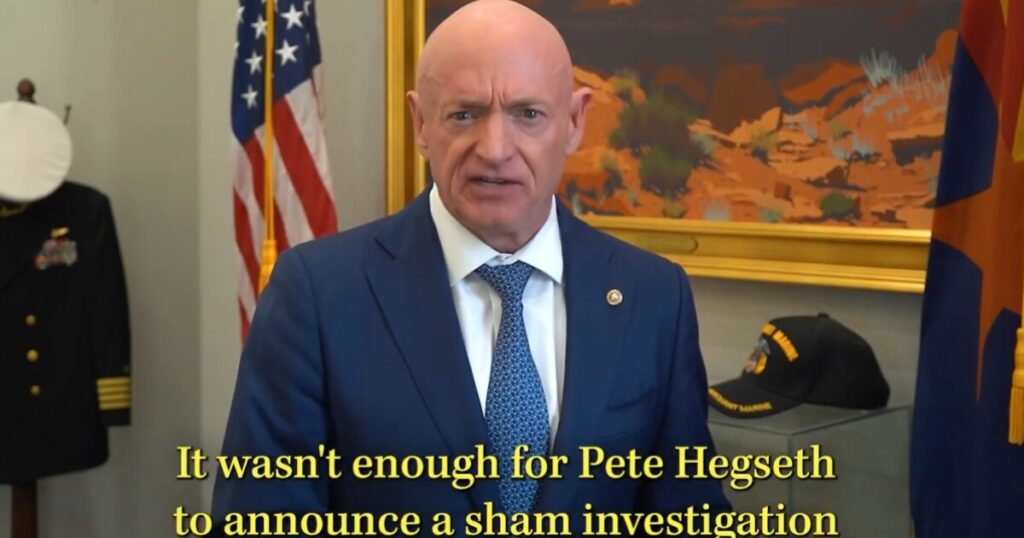 Politics: keep digging that hole: sen mark kelly makes another