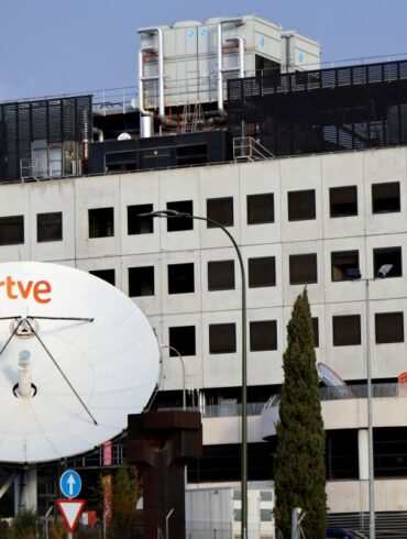 The RTVE headquarters in Madrid.