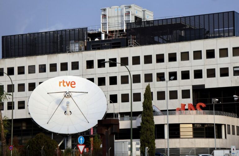 The RTVE headquarters in Madrid.