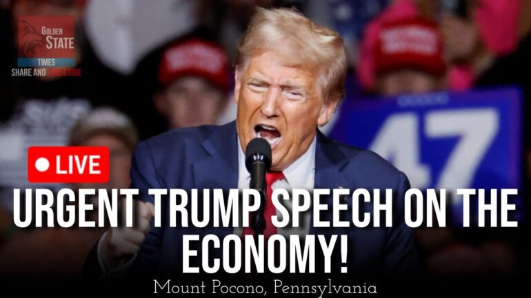 LIVE: President Trump Delivers URGENT Speech in Pennsylvania on the Economy!