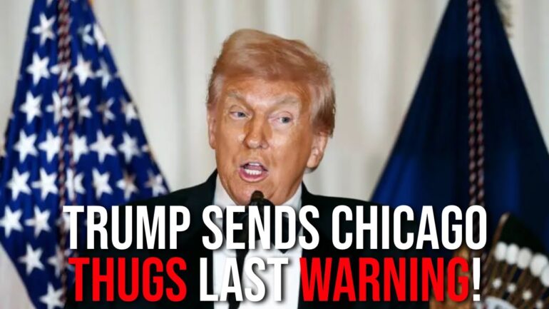 TRUMP PUTS CHICAGO ON NOTICE: Trump's Gives Criminals LAST WARNING!