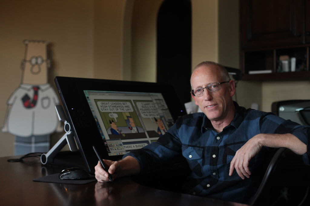 Politics: the joy of dilbert: scott adams brightened our lives