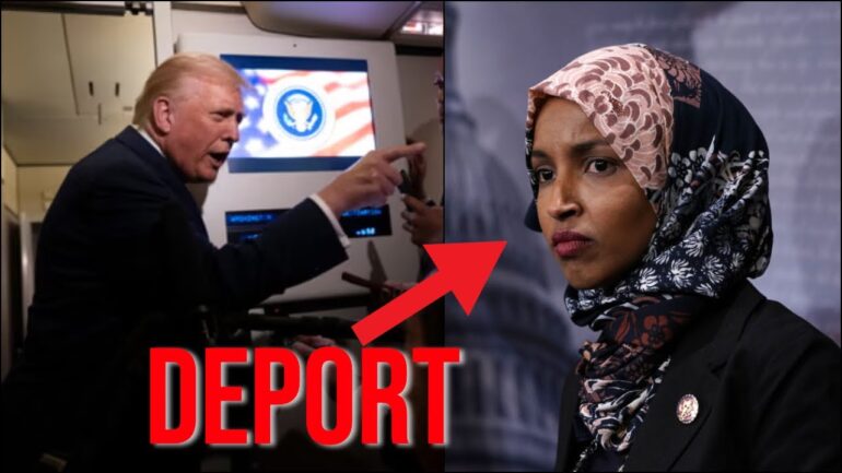 WE WILL DEPORT ILHAN OMAR!: Trump's CLASH with Media Goes OFF THE RAILS!