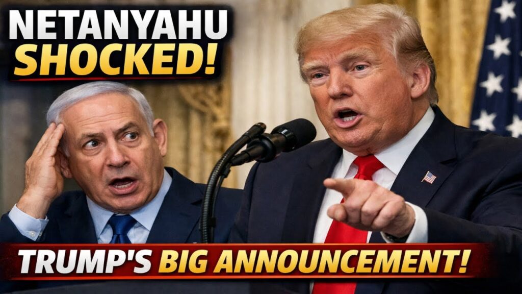 You Will NOT BELIEVE What Trump Announced at URGENT Press Conference with Netanyahu!
