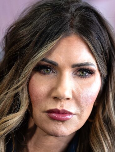 Satire news: kristi noem places pushpin in bespoke map of