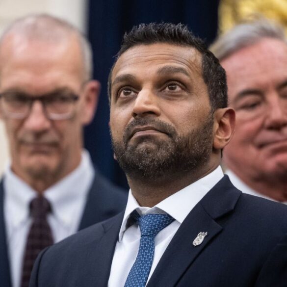 FBI Director Kash Patel in the Oval Office at the White House.