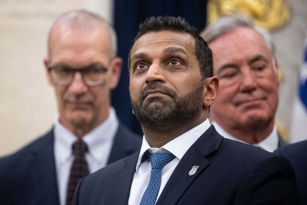 FBI Director Kash Patel in the Oval Office at the White House.