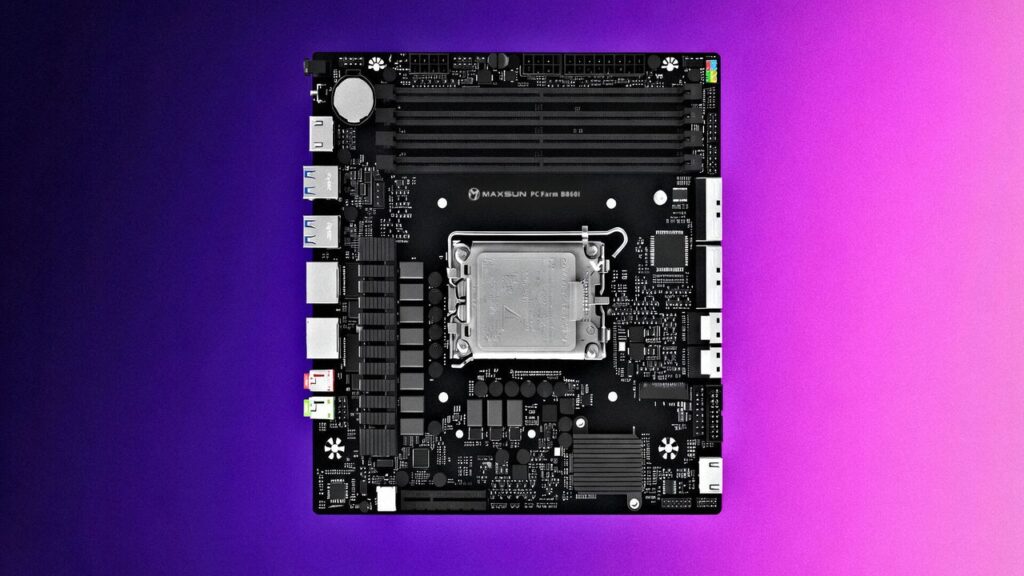 Science & tech: maxsun’s mini itx motherboard packs four ddr5 slots