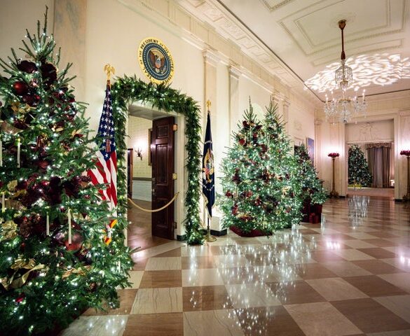 The theme of the 2025 White House Christmas decorations is "Home Is Where The Heart Is."