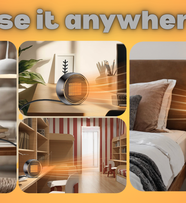 This small heater fits anywhere.