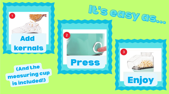 The straightforward design makes it super easy to use.