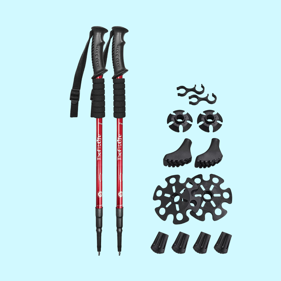 Travel & lifestyle: trekking poles can boost heart health and