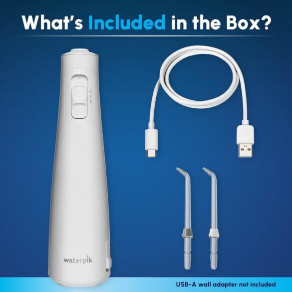 The Pulse is a barebones, portable Waterpik flosser for those who desire a smaller footprint.