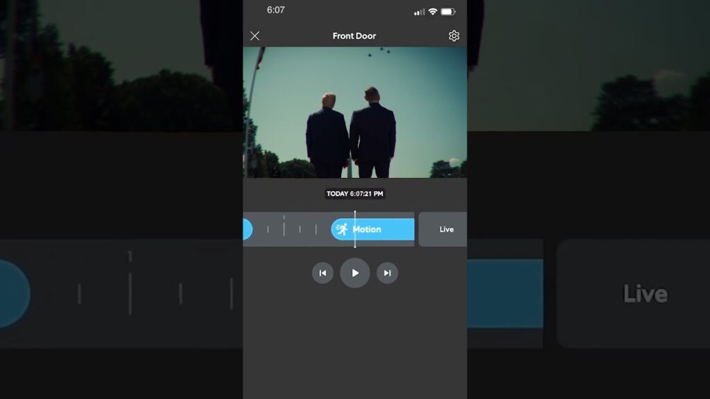 Motion Detected At Your Front Door