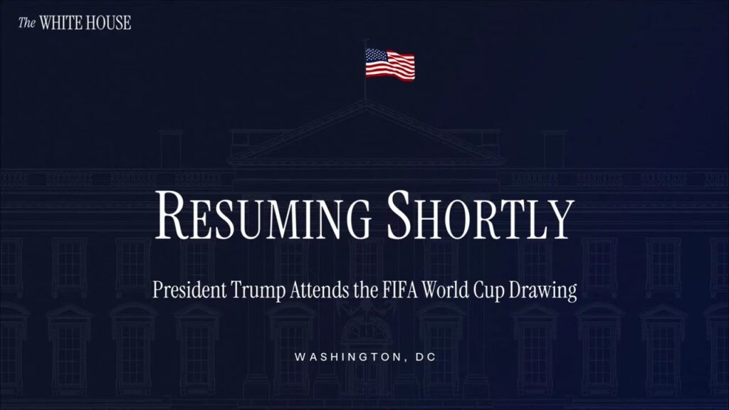 President Trump Attends the FIFA World Cup Drawing