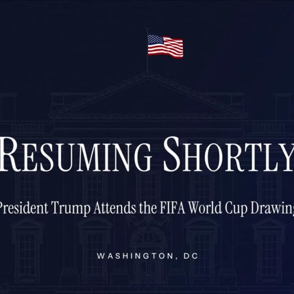 President Trump Attends the FIFA World Cup Drawing