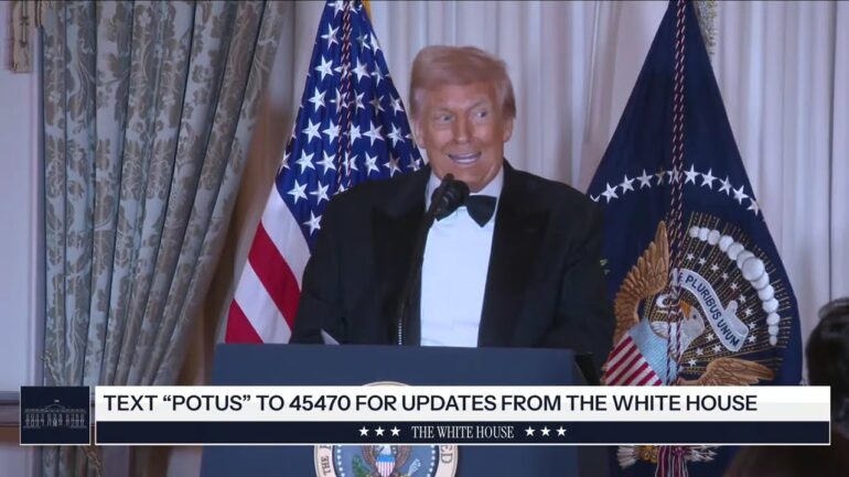 President Trump Attends the State Department Kennedy Center Honors Medal Presentation Dinner