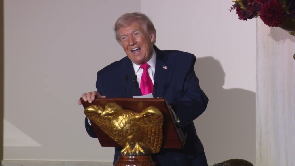 President Trump Delivers Remarks at a Christmas Reception