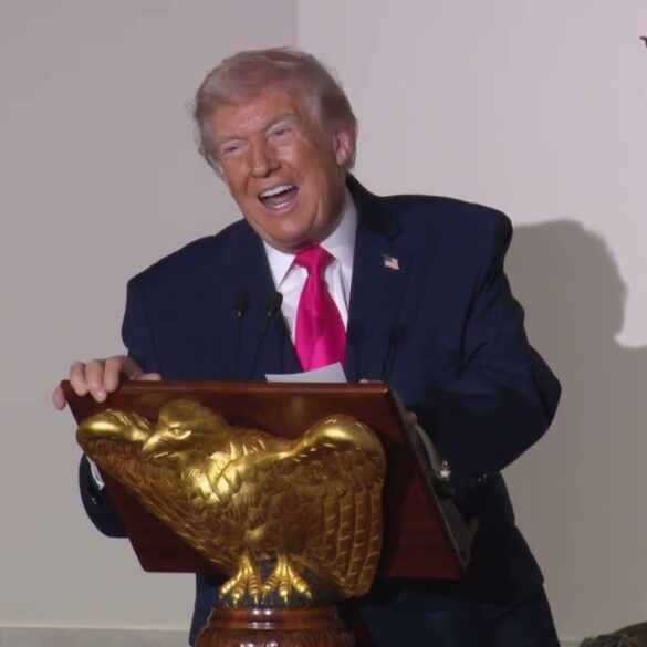 President Trump Delivers Remarks at a Christmas Reception