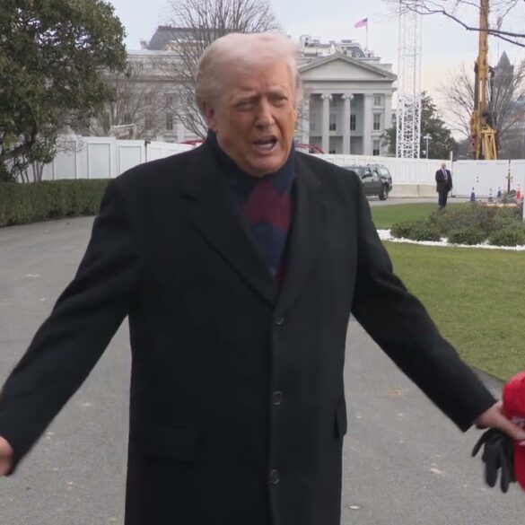 President Trump Gaggles with Press Before Departing the White House, Dec. 13, 2025