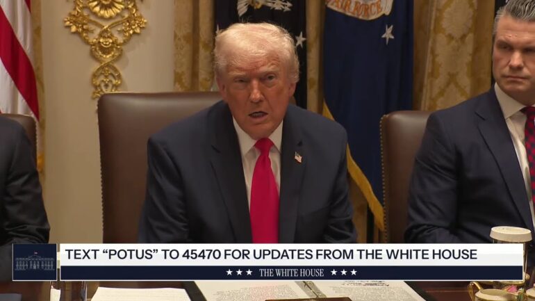 President Trump Hosts a Cabinet Meeting, Dec. 2, 2025