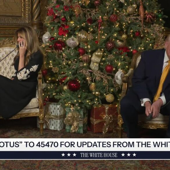 President Trump Participates in NORAD Santa Calls