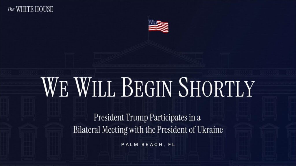 President Trump Participates in a Bilateral Meeting with the President of Ukraine